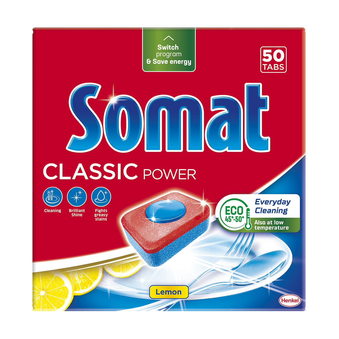 Таблетки для посудомийної машини Somat Classic, 50 шт