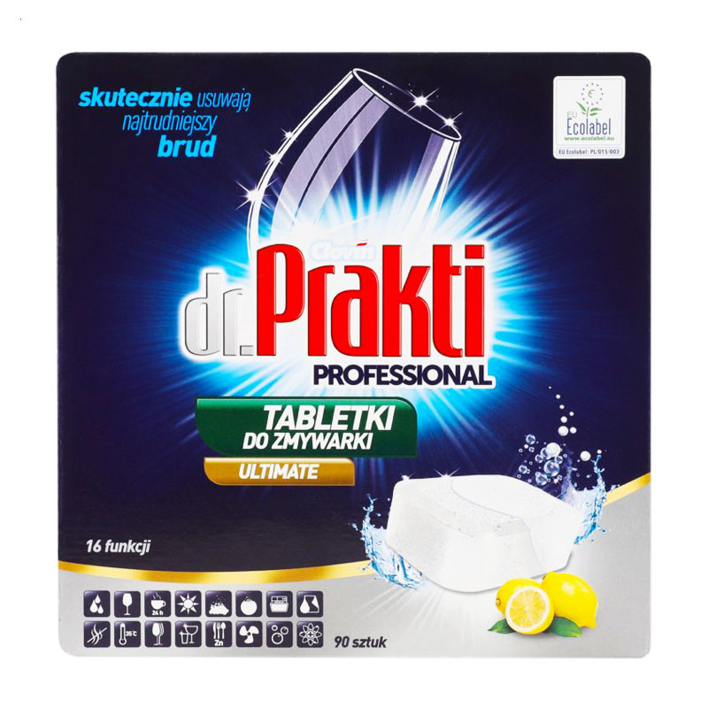 Таблетки для посудомийних машин Dr.Prakti Ultimate, 90*16 г